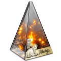 ZNICZ LED efekt płomienia LAMPION na GRÓB cmentarz WIELKANOC BARANEK