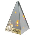 ZNICZ LED efekt płomienia LAMPION na GRÓB cmentarz WIELKANOC BARANEK
