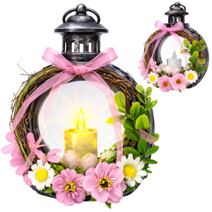 ZNICZ NA WIELKANOC WIELKANOCNY NA GRÓB CMENTARZ LATARENKA LAMPION LED