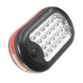 Latarka 27 LED robocza lampa warsztatowa na magnes + wieszak