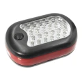 Latarka 27 LED robocza lampa warsztatowa na magnes + wieszak