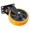 125 MM x 30 MM KÓŁKO MEBLOWE OBROTOWE  SKRĘTNE TRANSPORTOWE