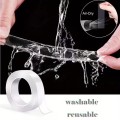 2m x 19mm TAŚMA NANO TAPE DWUSTRONNA WODOODPORNA WIELOKROTNA PRZEZROCZYSTA