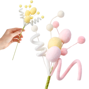 GAŁĄZKA WIELKANOCNA Z KOLOROWYMI JAJKAMI 30cm PASTELOWE JAJKA DEKORACYJNA