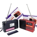 Mini Radio na budowę FM Bluetooth Przenośne na Baterie Głośnik Bezprzewodowy