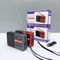 Mini Radio na budowę FM Bluetooth Przenośne na Baterie Głośnik Bezprzewodowy
