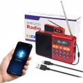 Mini Radio na budowę FM Bluetooth Przenośne na Baterie Głośnik Bezprzewodowy
