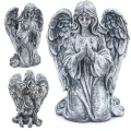FIGURKA ANIOŁ KLĘCZĄCY Ozdoba Cmentarna 31cm GRÓB dekoracja nagrobna