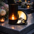 ZNICZ Led Statuetka NA CMENTARZ GRÓB DUŻA Lampka lampion Efekt płomienia