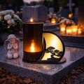 ZNICZ Led Statuetka NA CMENTARZ GRÓB DUŻA Lampka lampion Efekt płomienia