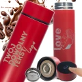 KUBEK TERMICZNY TERMOS do kawy na herbate WŁASNY GRAWER LOGO nadruk PREZENT