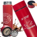 KUBEK TERMICZNY TERMOS do kawy na herbate WŁASNY GRAWER LOGO nadruk PREZENT