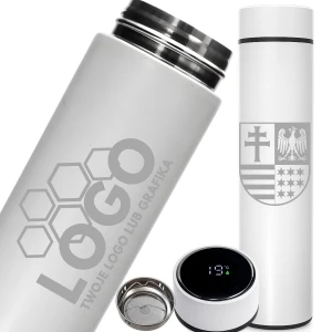 KUBEK TERMICZNY TERMOS do kawy na herbate WŁASNY GRAWER LOGO nadruk PREZENT