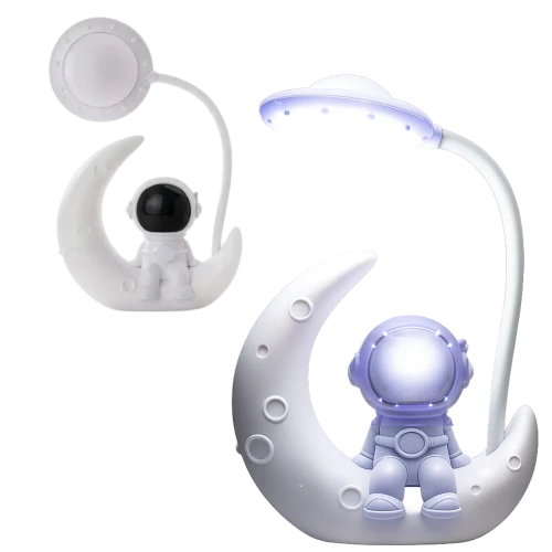 Lampka nocna Astronauta LED dla dzieci do pokoju na biurko USB