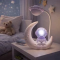 Lampka nocna Astronauta LED dla dzieci do pokoju na biurko USB