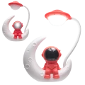 Lampka nocna Astronauta LED dla dzieci do pokoju na biurko USB
