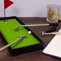ZESTAW 3 DŁUGOPISÓW DLA GOLFISTY MINI GOLF KIJE DO GOLFA POLE GOLFOWE
