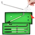 ZESTAW 3 DŁUGOPISÓW DLA GOLFISTY MINI GOLF KIJE DO GOLFA POLE GOLFOWE