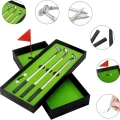 ZESTAW 3 DŁUGOPISÓW DLA GOLFISTY MINI GOLF KIJE DO GOLFA POLE GOLFOWE