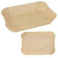WKŁADY DO FRYTKOWNICY AKCESORIA PAPIER DO PIECZENIA 50 SZT PROSTOKĄT 22x14
