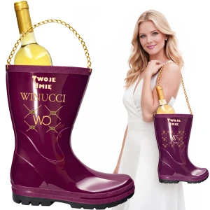 GUMOFILC NA WINO kalosz prezent dla dziewczyny przyjaciółki 1-99 urodziny